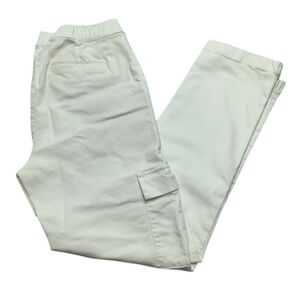 J Jill White Pull On Cargo Pants Size XS